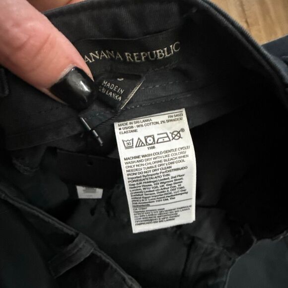 Banana Republic Grey Twill Joggers Women’s Size 6 NWT - Picture 8 of 8